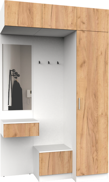 Секция в прихожую Интермебель Марсель-254 / МР 01-254 - фото