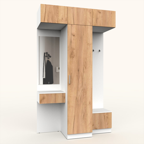 Секция в прихожую Интермебель Марсель-254 / МР 01-254