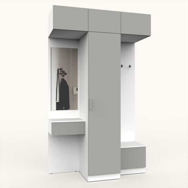 Секция в прихожую Интермебель Марсель-254 / МР 01-254