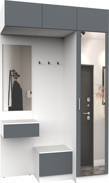 Секция в прихожую Интермебель Марсель-255 / МР 01-255 - фото