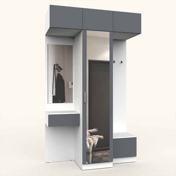 Секция в прихожую Интермебель Марсель-255 / МР 01-255