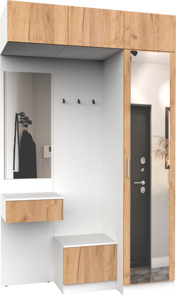 Секция в прихожую Интермебель Марсель-255 / МР 01-255 - фото