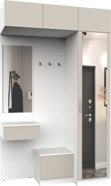 Секция в прихожую Интермебель Марсель-255 / МР 01-255 - фото