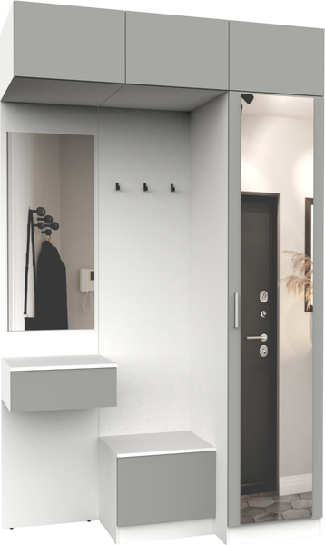 Секция в прихожую Интермебель Марсель-255 / МР 01-255 - фото