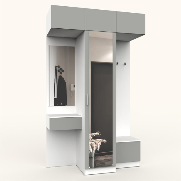 Секция в прихожую Интермебель Марсель-255 / МР 01-255