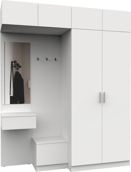 Секция в прихожую Интермебель Марсель-256 / МР 01-256 - фото