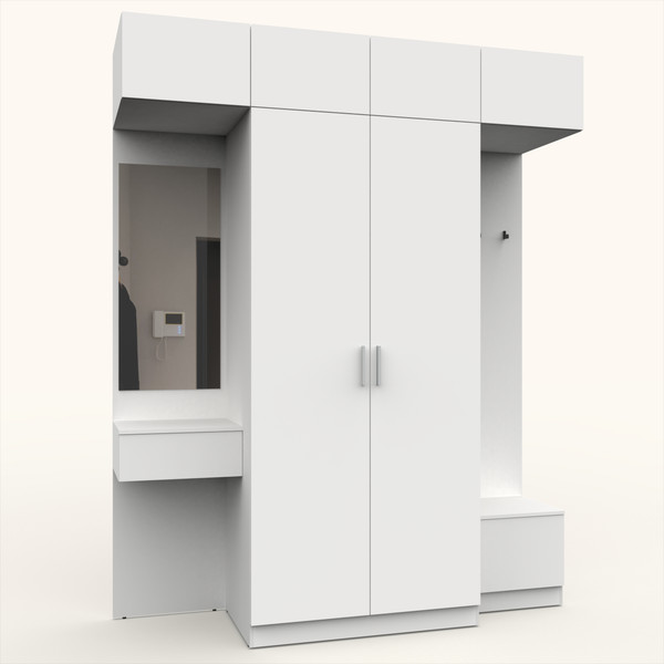 Секция в прихожую Интермебель Марсель-256 / МР 01-256