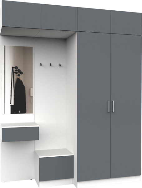 Секция в прихожую Интермебель Марсель-256 / МР 01-256 - фото