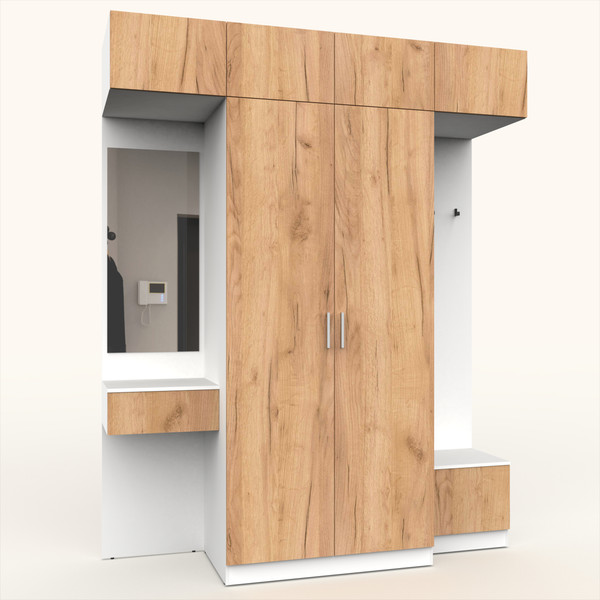 Секция в прихожую Интермебель Марсель-256 / МР 01-256