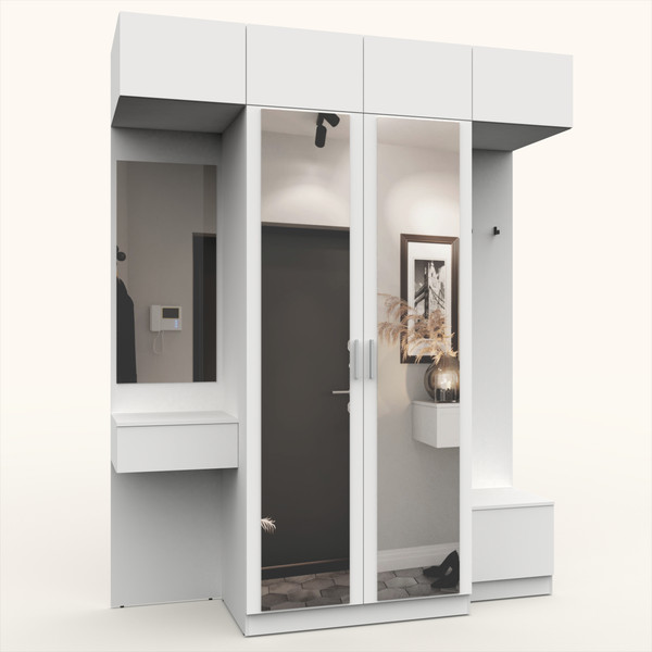 Секция в прихожую Интермебель Марсель-258 / МР 01-258