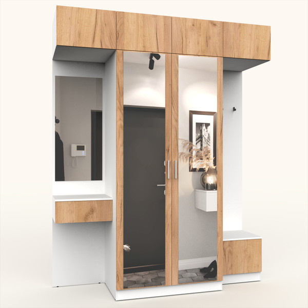 Секция в прихожую Интермебель Марсель-258 / МР 01-258