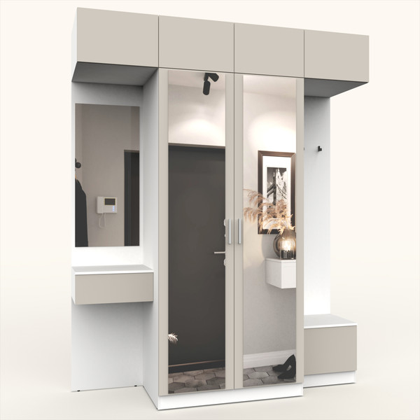 Секция в прихожую Интермебель Марсель-258 / МР 01-258