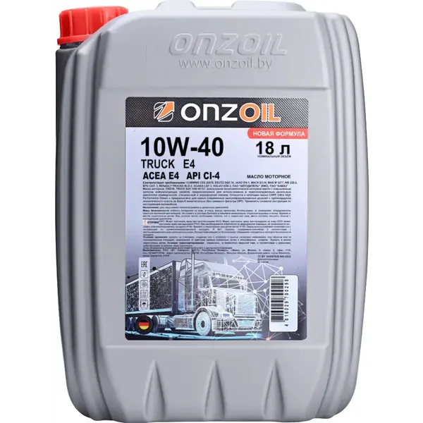 Моторное масло Onzoil Truck 10W40 E4 / 210380 - фото