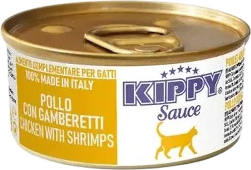 Влажный корм для кошек Kippy Филе курицы с креветками в соусе - фото