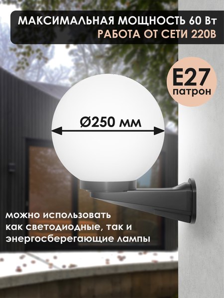 Бра уличное Дабер НБУ 01-60-25х