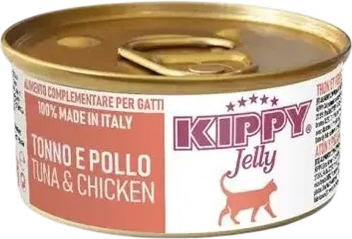 Влажный корм для кошек Kippy Филе тунца и курицы в желе - фото