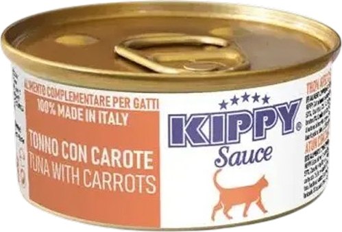 Влажный корм для кошек Kippy Филе тунца с морковкой в соусе - фото