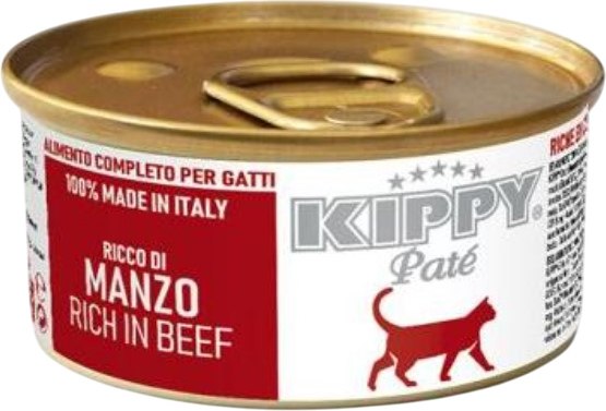 Влажный корм для кошек Kippy Cat Паштет с говядиной - фото