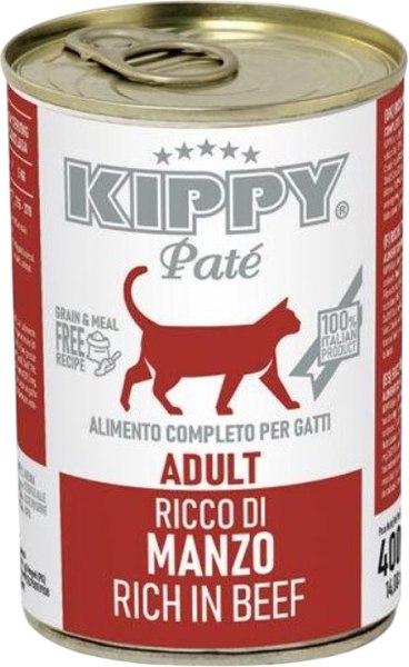 Влажный корм для кошек Kippy Cat Паштет с говядиной - фото