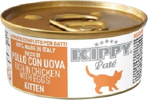 Влажный корм для кошек Kippy Kitten Паштет с курицей и яйцом - фото