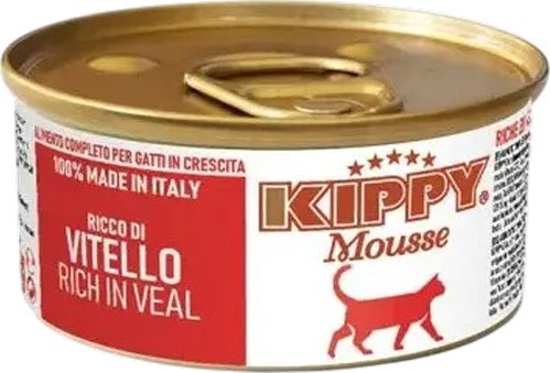 Влажный корм для кошек Kippy Mousse Cat С телятиной - фото