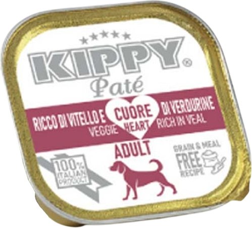 Влажный корм для собак Kippy Паштет с телятиной и овощами - фото