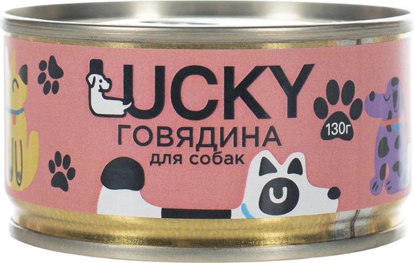 Влажный корм для собак LUCKY С говядиной / TUZ938 - фото