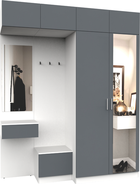 Секция в прихожую Интермебель Марсель-260 / МР 01-260 - фото