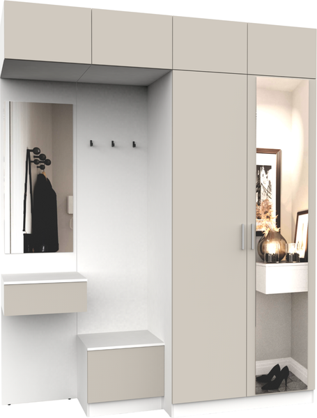 Секция в прихожую Интермебель Марсель-260 / МР 01-260 - фото