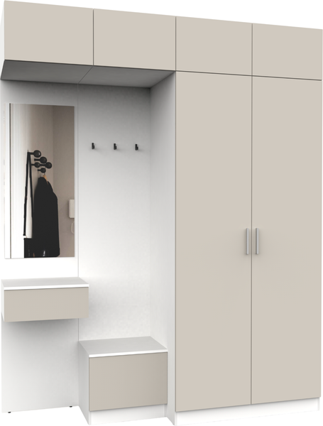 Секция в прихожую Интермебель Марсель-262 / МР 01-262 - фото