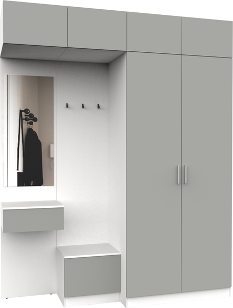 Секция в прихожую Интермебель Марсель-262 / МР 01-262 - фото