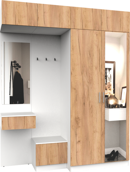 Секция в прихожую Интермебель Марсель-263 / МР 01-263 - фото
