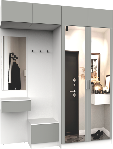 Секция в прихожую Интермебель Марсель-264 / МР 01-264 - фото