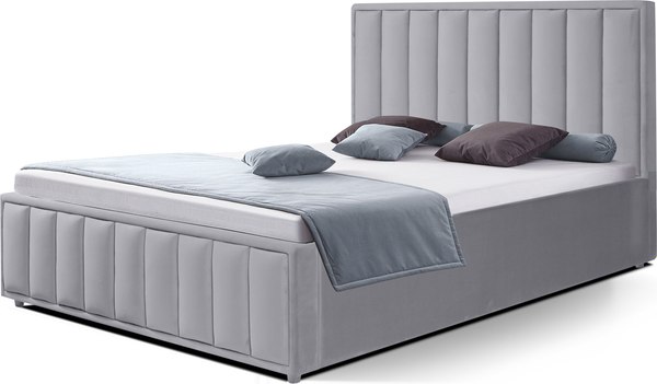 Двуспальная кровать ФорестДекоГрупп Стелла 2 160x200 с ПМ и бельевым ящиком - фото