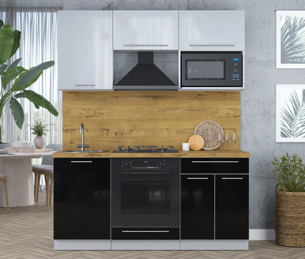 Кухонный гарнитур Интерлиния Мила Пластик 1.7