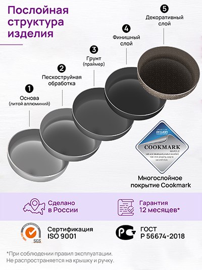 Сковорода Elan Gallery Гармония вкуса / 121166