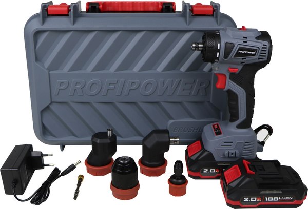 Аккумуляторная дрель-шуруповерт Profipower MKBL-18BM / E0250 - фото