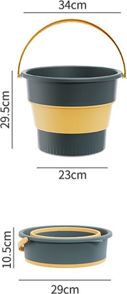 Походный душ Saniteco TBD06036517 со складным ведром TBD0603930601D