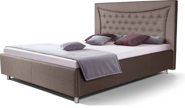 Двуспальная кровать ФорестДекоГрупп Марта 1 160x200 с ПМ - фото