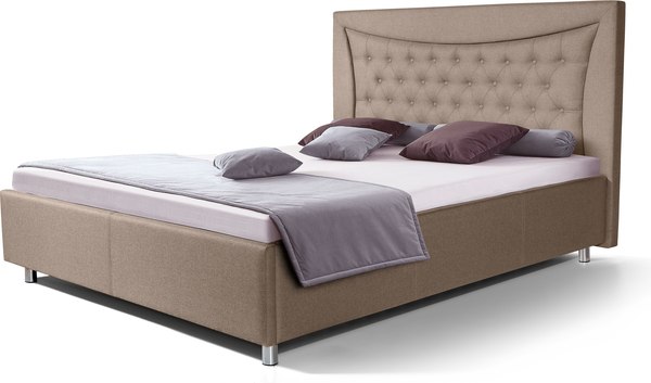 Двуспальная кровать ФорестДекоГрупп Марта 1 160x200 с ПМ - фото