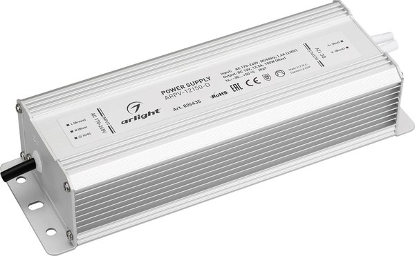 Адаптер для светодиодной ленты Arlight ARPV-12150-D 12V 12.5A 150W / 026435 - фото