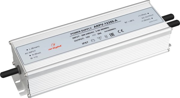 Адаптер для светодиодной ленты Arlight ARPV-12350-A 12V 29.0A 350W / 026680(1) - фото
