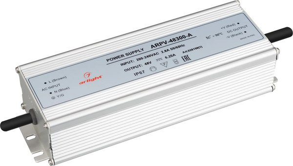 Адаптер для светодиодной ленты Arlight ARPV-48300-A 48V 6.25A 300W / 028198(1) - фото