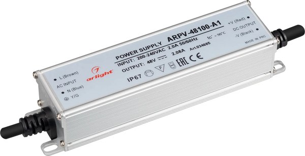 Адаптер для светодиодной ленты Arlight ARPV-48100-A1 48V 2.08A 100W / 034685 - фото