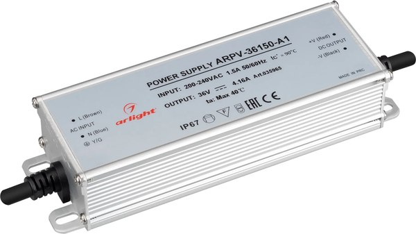 Адаптер для светодиодной ленты Arlight ARPV-36150-A1 36V 4.16A 150W / 035965 - фото