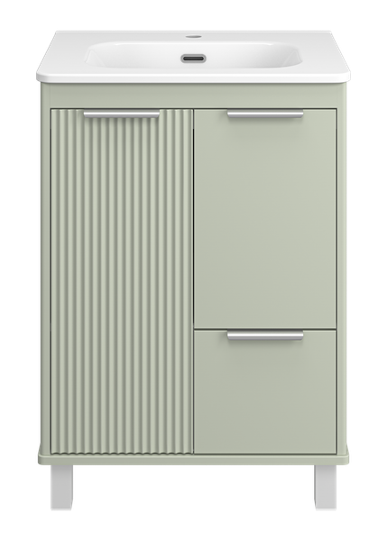 Тумба под умывальник Brevita Risacca Pistachio 60 / RIS-06060-0842Я