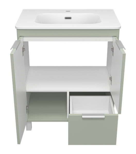 Тумба под умывальник Brevita Risacca Pistachio 70 / RIS-06070-0842Я