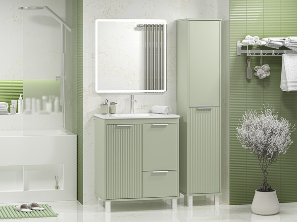 Тумба под умывальник Brevita Risacca Pistachio 70 / RIS-06070-0842Я