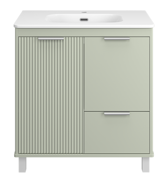 Тумба под умывальник Brevita Risacca Pistachio 80 / RIS-06080-0842Я