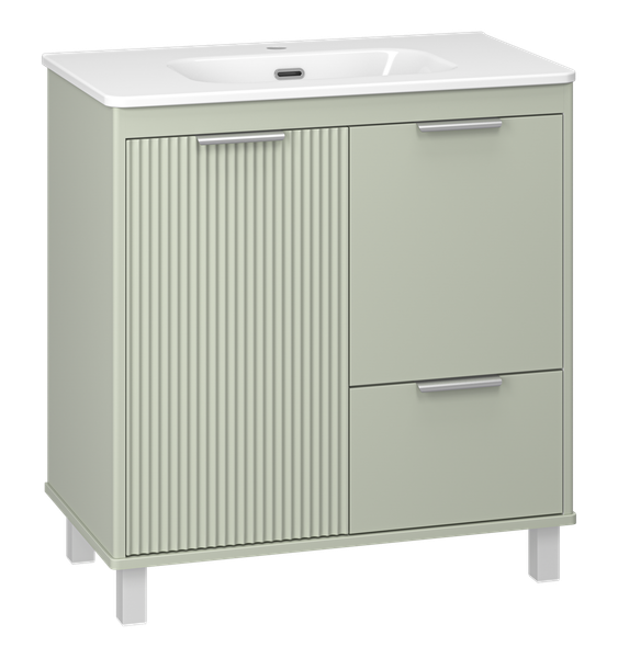 Тумба под умывальник Brevita Risacca Pistachio 80 / RIS-06080-0842Я